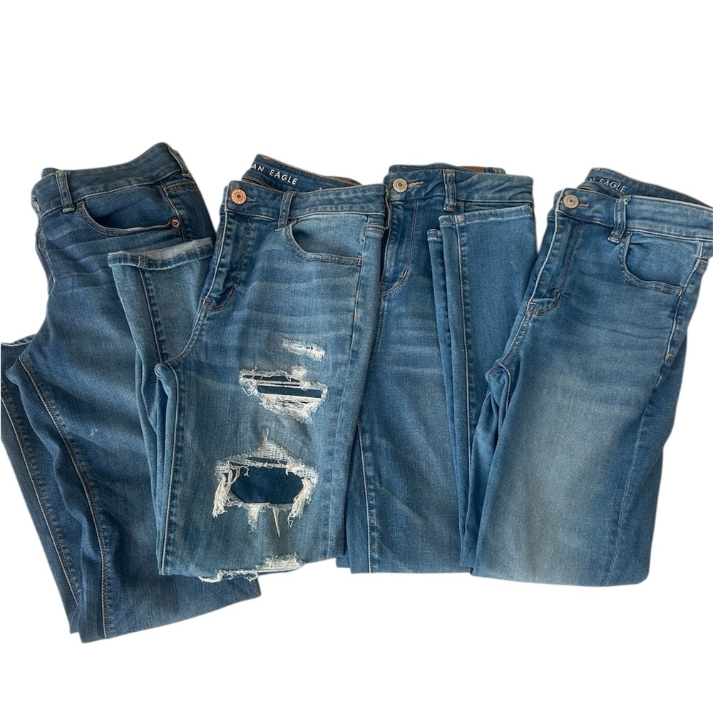 American Eagle jeans (lot of 4 pair) GREAT RESELLER OPPORTUNITY!